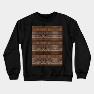 Minimalist Mixed Wooden Flooring Crewneck Sweatshirt